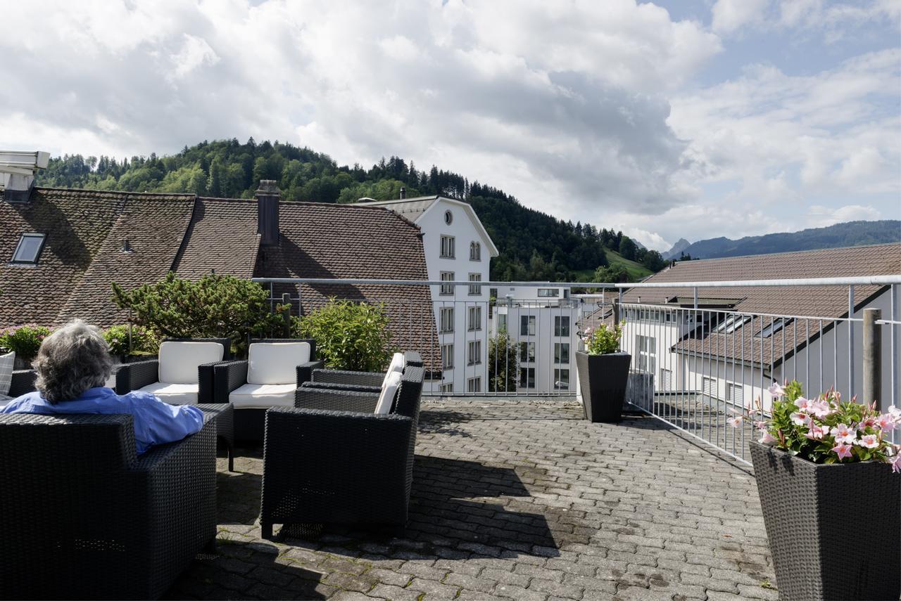Kunsthotel Linde Garni Einsiedeln Exteriér fotografie